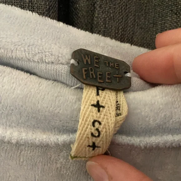 Free People Velvet Milan Sweatshirt, size Small. - Picture 4 of 8